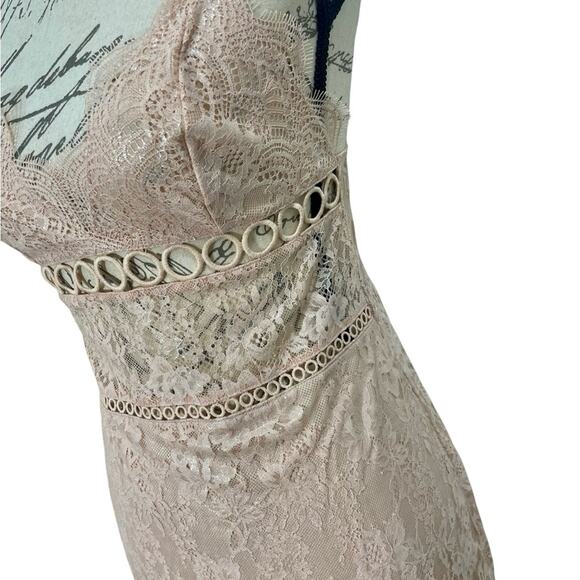 Victoria’s Secret Dream Angels Floral Lace & Ring Slip Dress Size Small - Picture 3 of 12